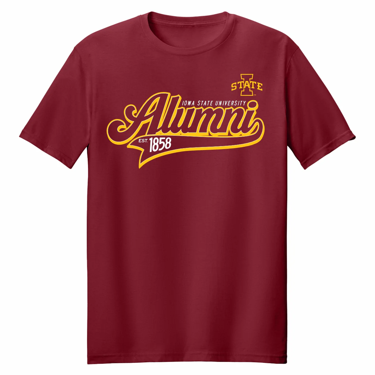 Iowa State Alumni T-Shirt Red Script
