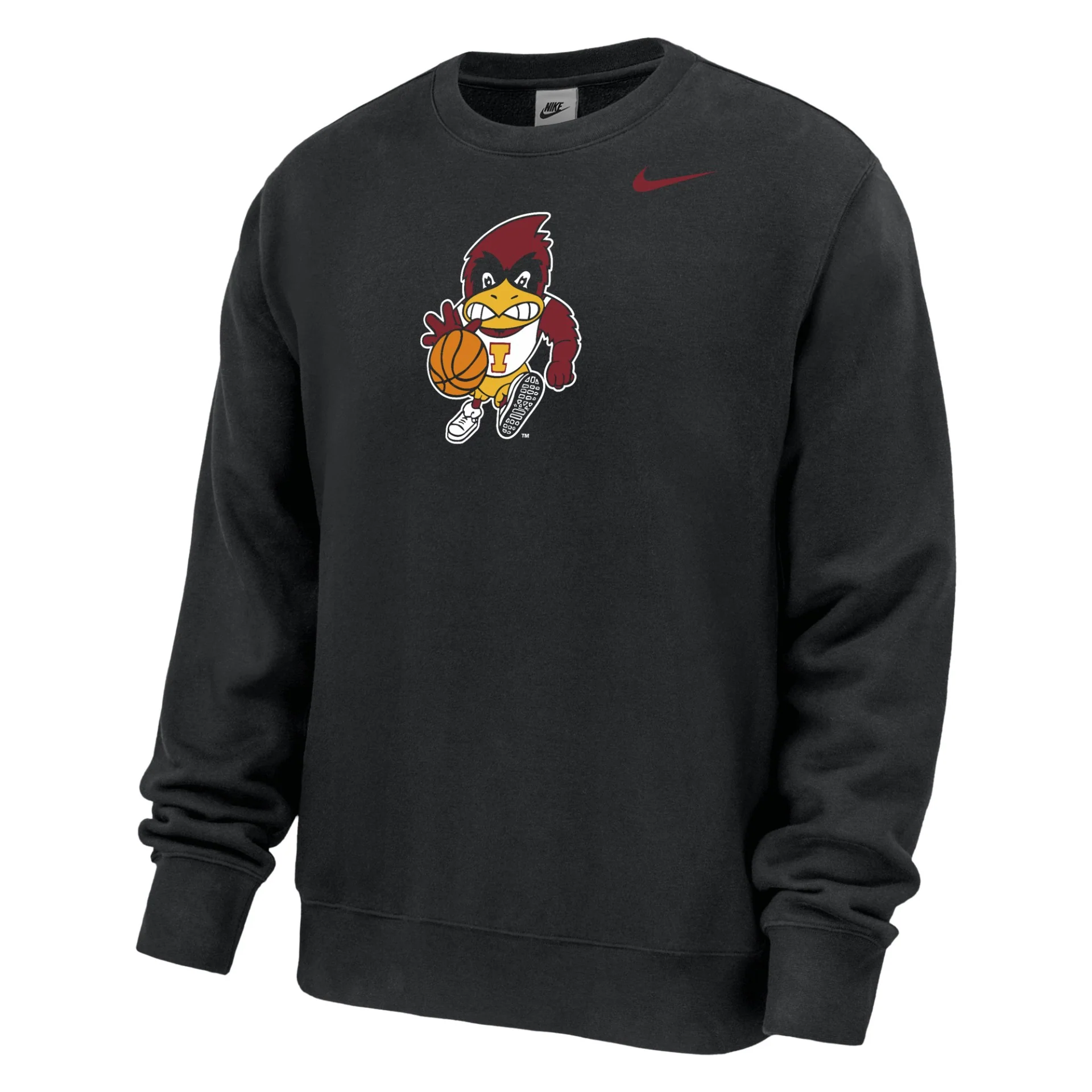 Iowa State Basketball Sweatshirt Vintage Dribbling Cy Black Nike