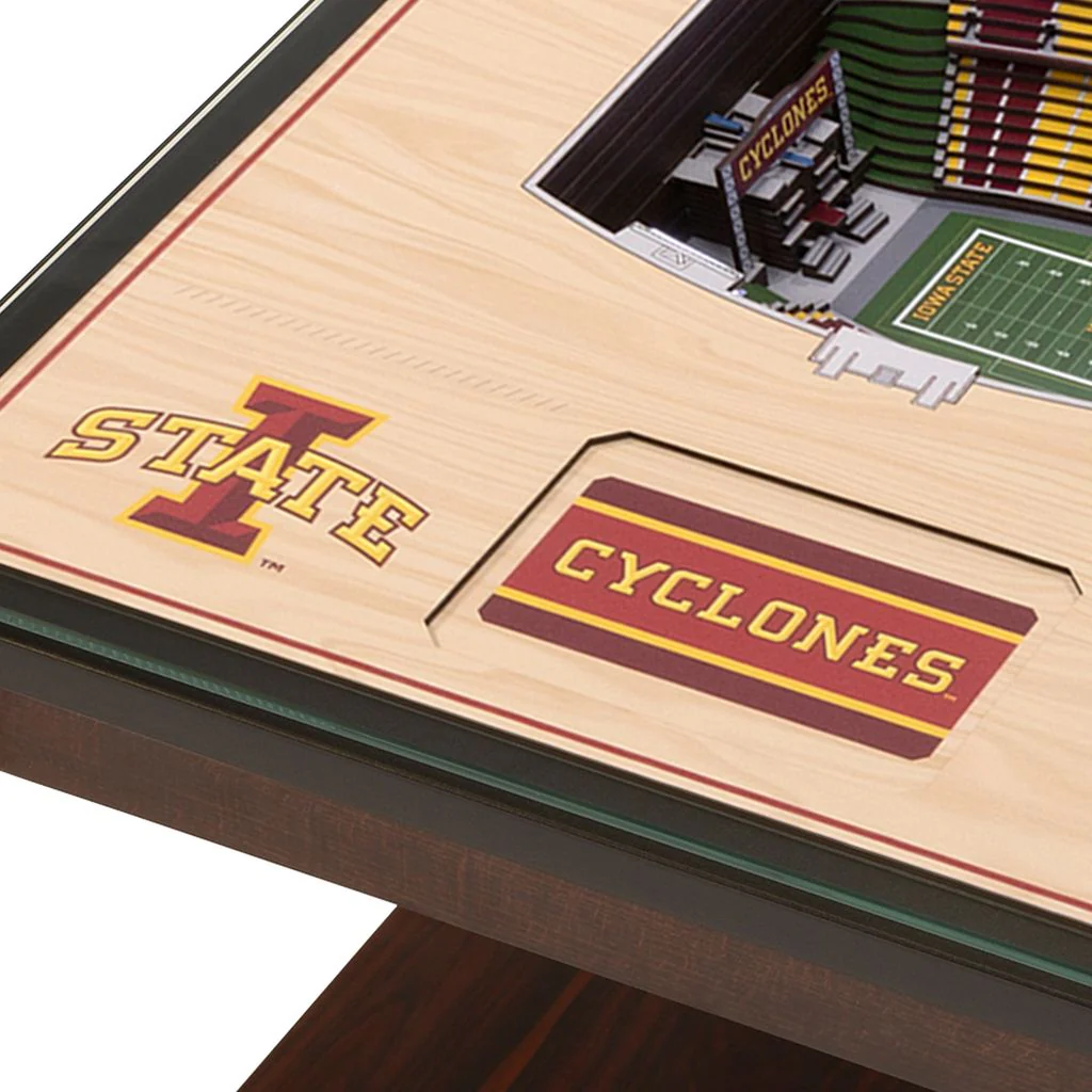Iowa State Cyclones 25-Layer StadiumViews Lighted End Table - Jack Trice Stadium - Image 4