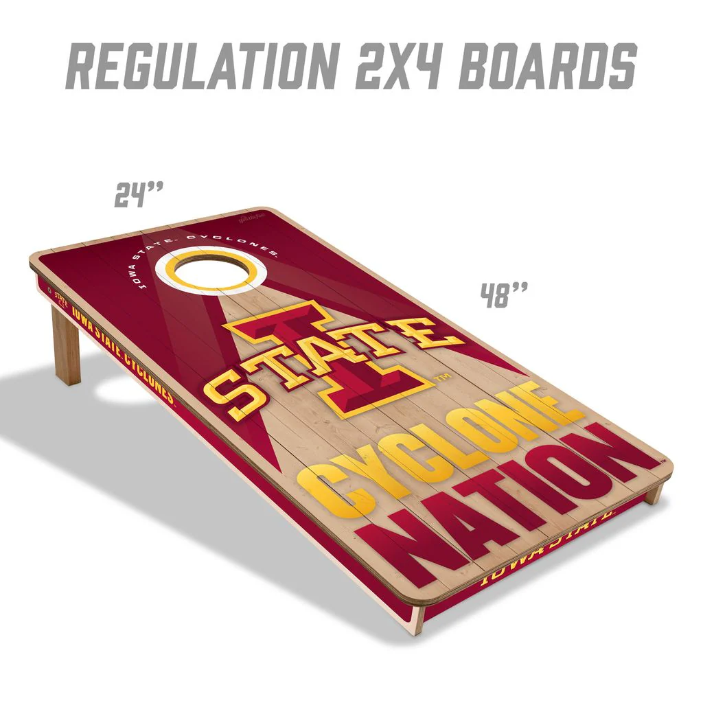 Iowa State Cyclones 2x4 Slogan Series Cornhole - Image 5