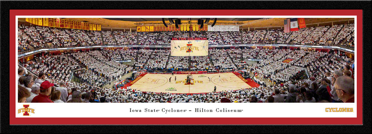 Iowa State Cyclones Basketball Panoramic Picture - Hilton Coliseum Fan Photo Select Frame - Image 2