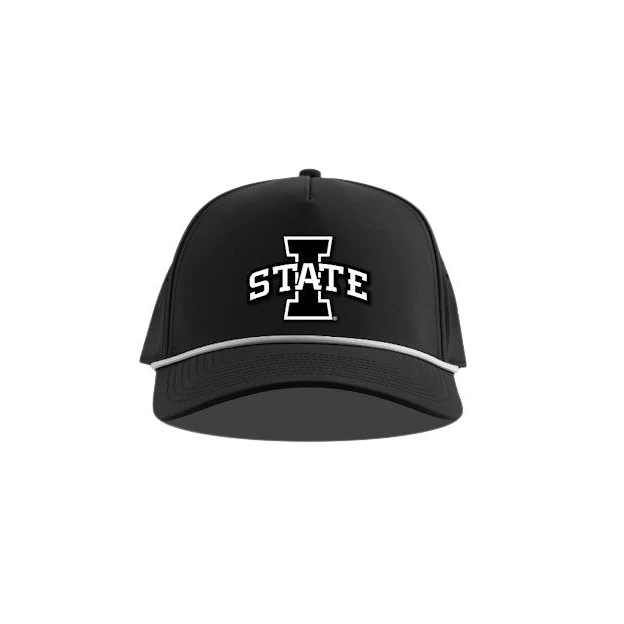 Iowa State Cyclones Black Branded Bills Adjustable Rope Hat