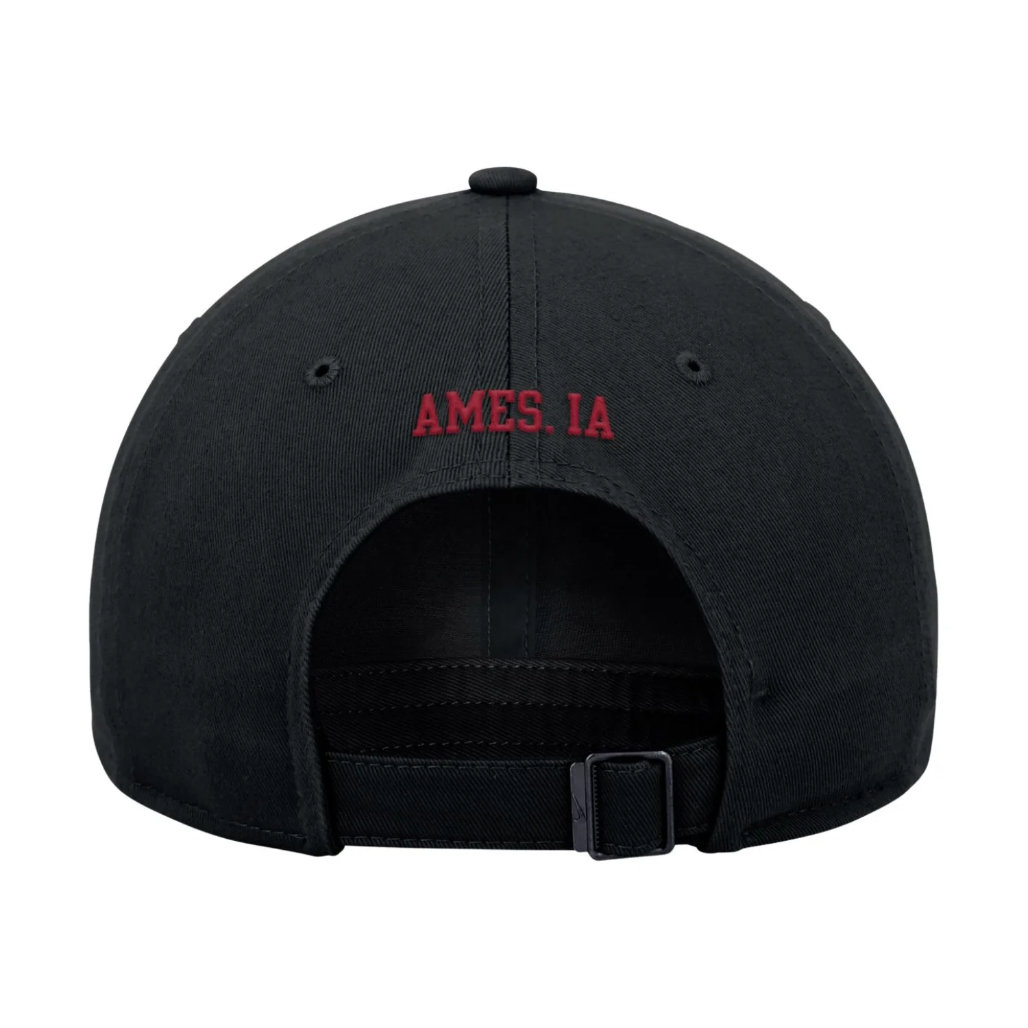 Iowa State Cyclones Black Stripe Nike Club Hat - Image 2