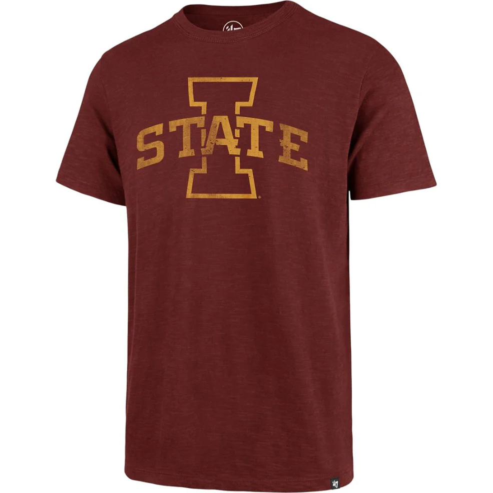 Iowa State Cyclones Men's Basic Red Logo T-Shirt