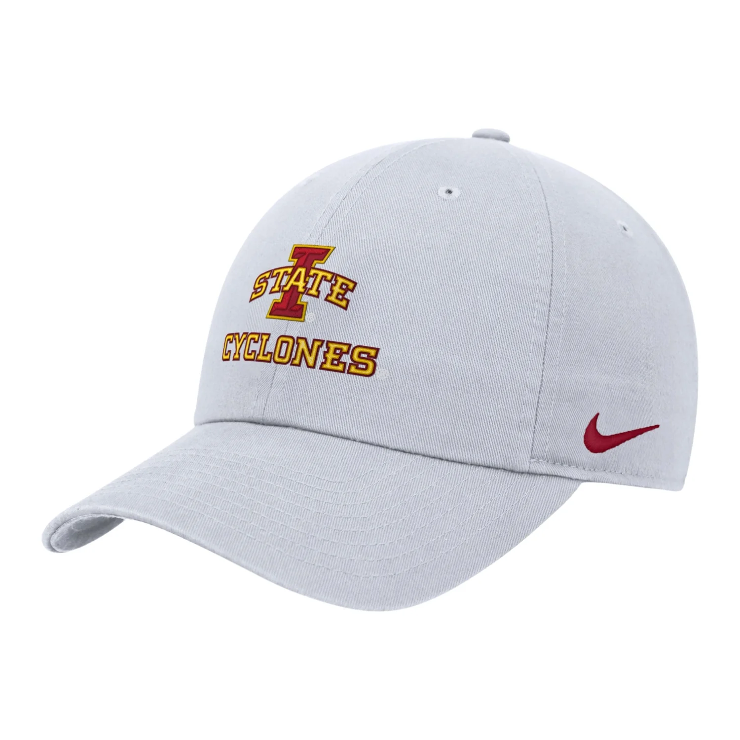 Iowa State Cyclones Nike Club Cap Red/White Adjustable - Image 3