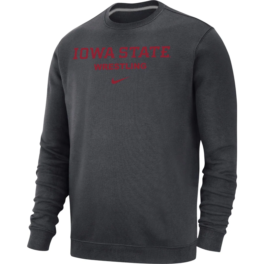 Iowa State Cyclones Nike Wrestling Crewneck Sweatshirt