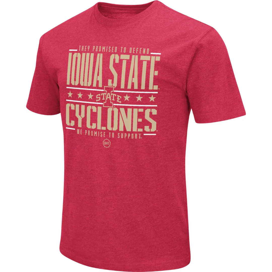 Iowa State Cyclones Red OHT Short Sleeve T-Shirt