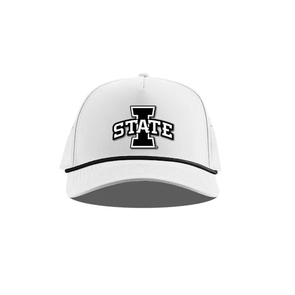 Iowa State Cyclones White Branded Bills Adjustable Rope Hat