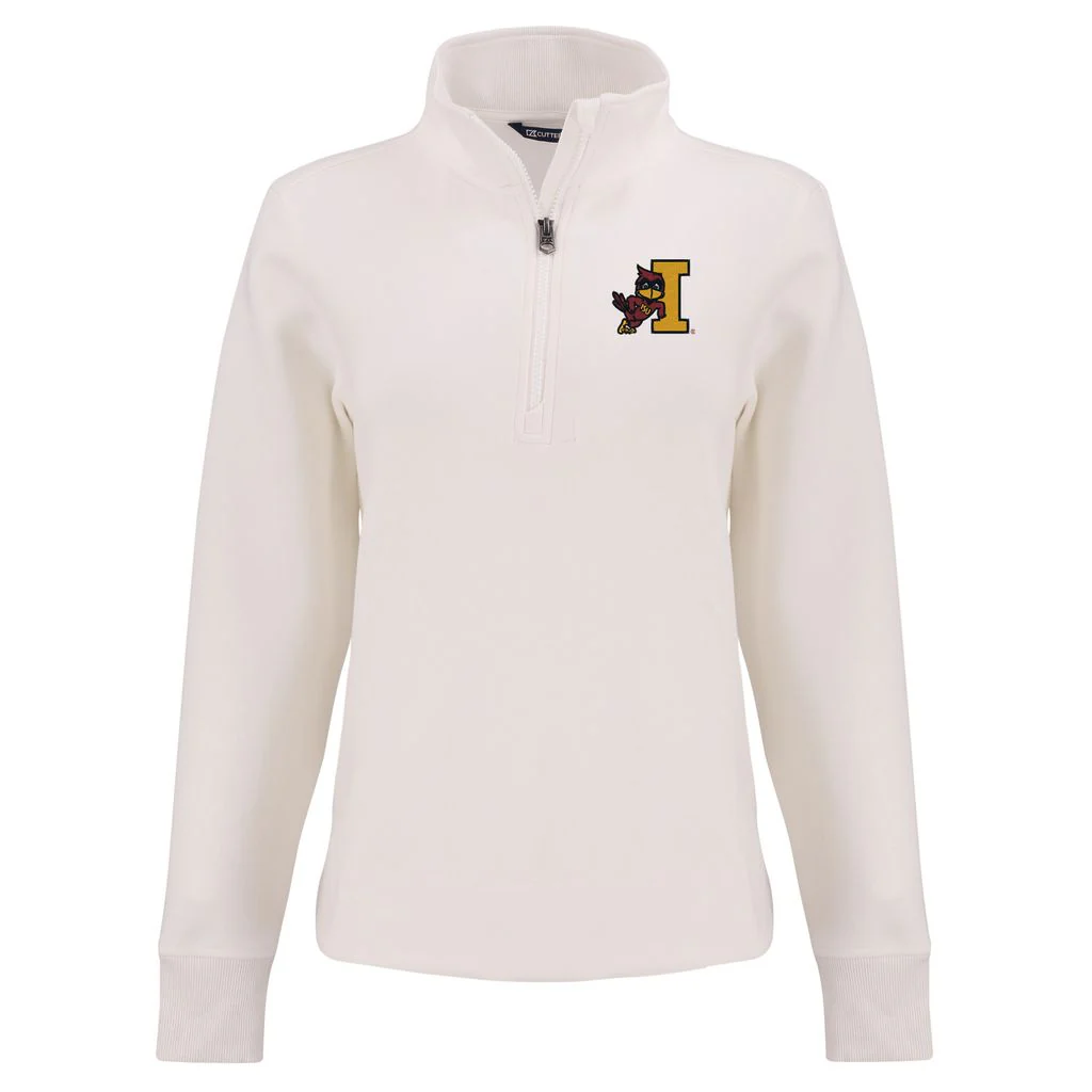 Iowa State Cyclones Women's Roam Quarter-Zip Leaning Cy logo