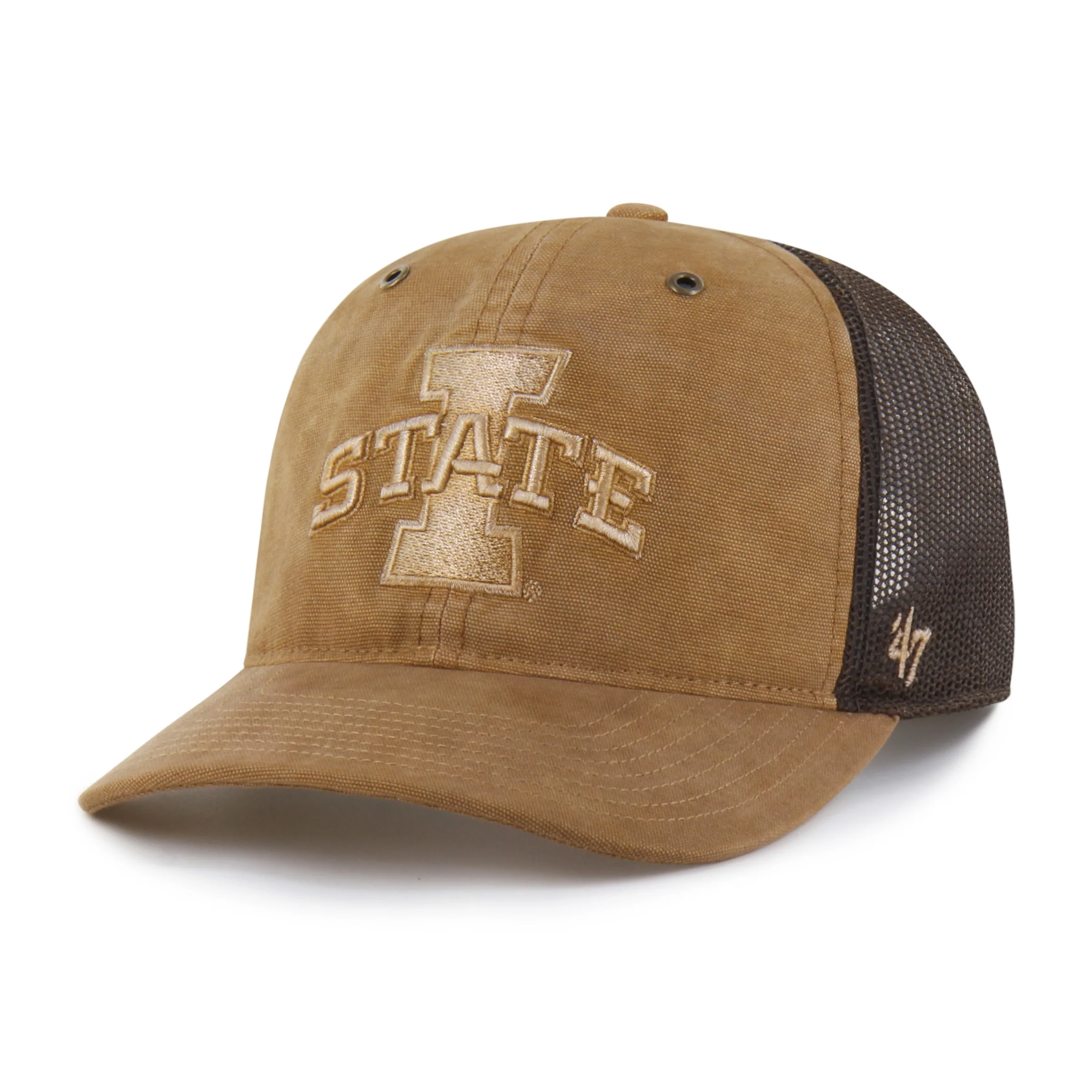 Iowa State Hat Tan/Black Carhartt Trucker - Image 2