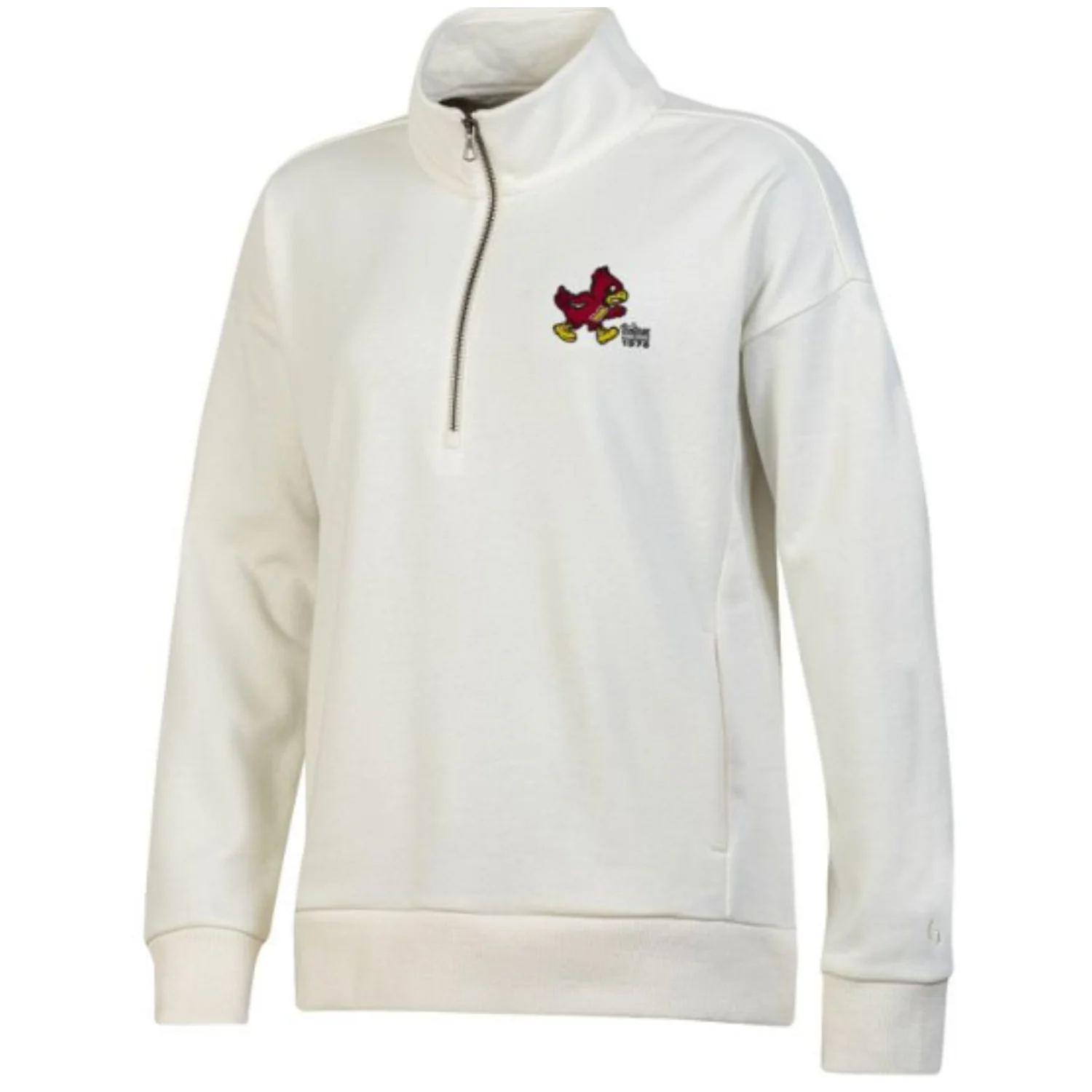 Iowa State Quarter-Zip Women's White Vintage Cy
