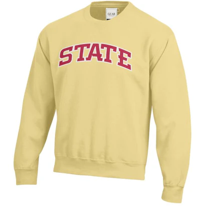 Iowa State Sweatshirt "State" Arch Crewneck - Image 2