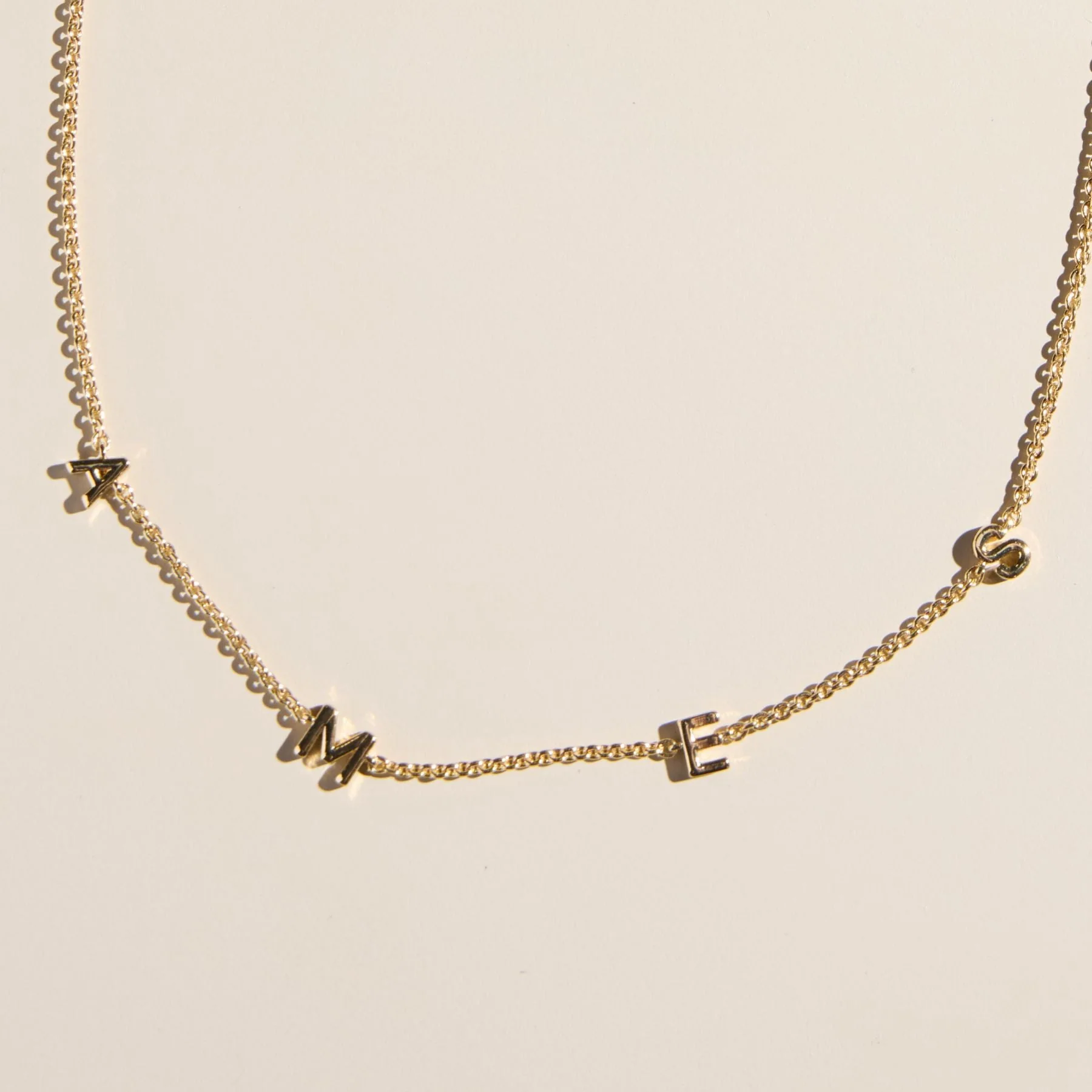 Iowa State AMES Initial Necklace